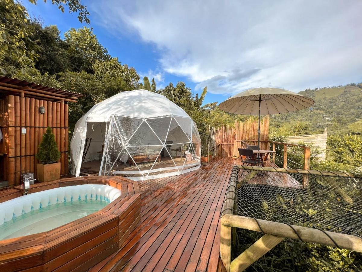 Nazca Glamping Hotel Villamaria ภายนอก รูปภาพ